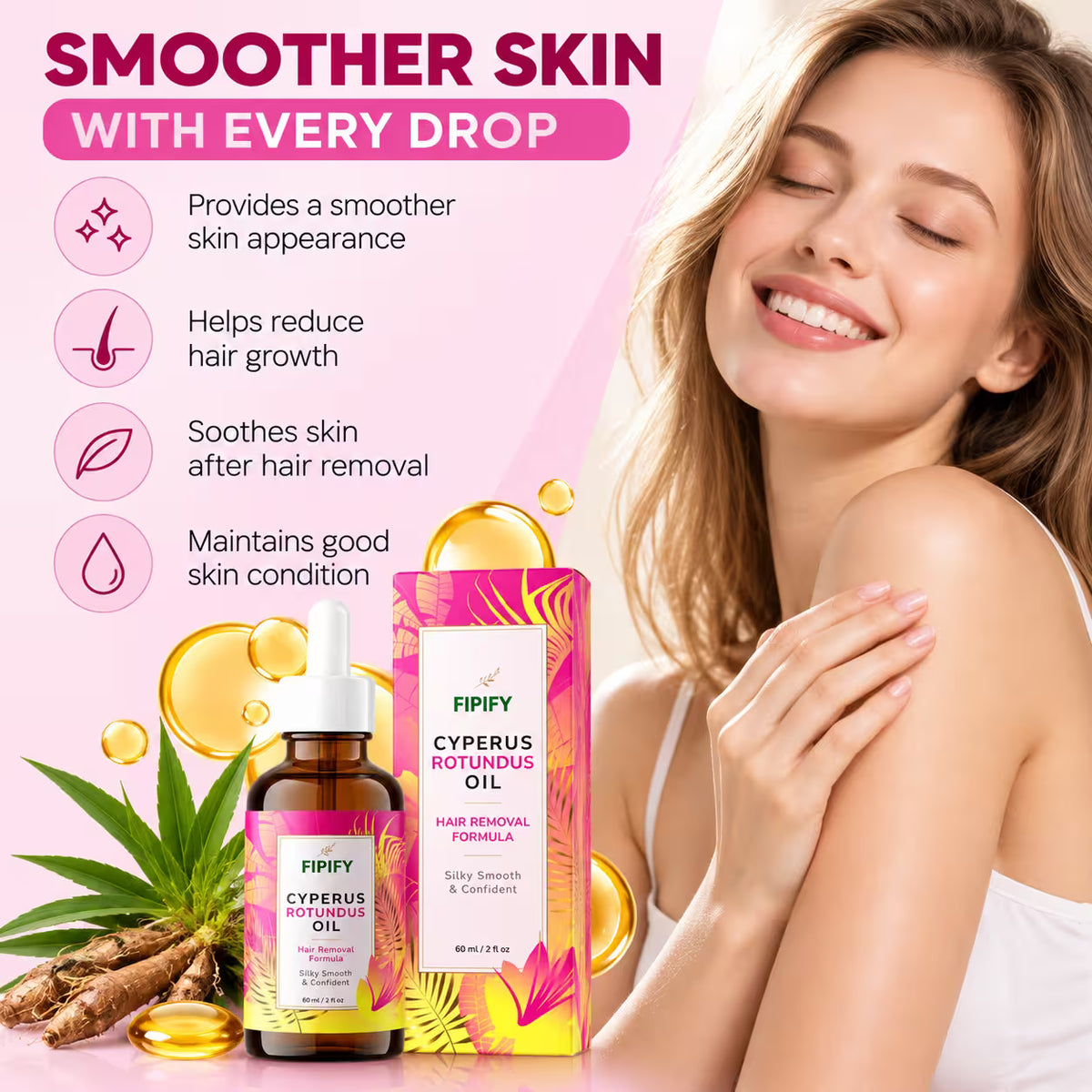 Hair Growth Inhibiting Oil.