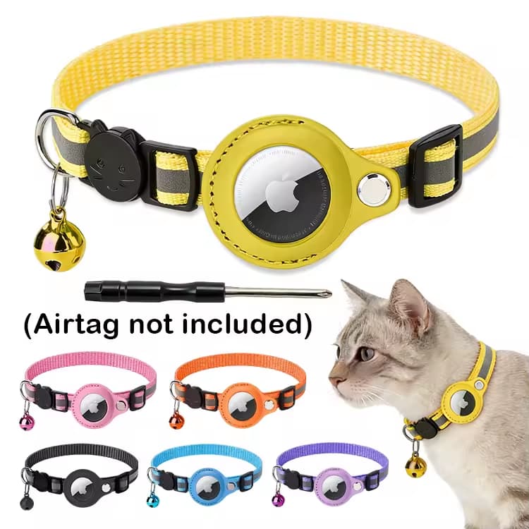 Collare Gatto AirTag Alta Sicurezza