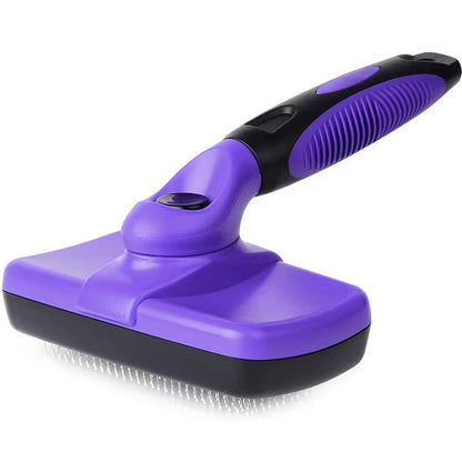 Self-Cleaning Pet Grooming Brush for Dogs & Cats